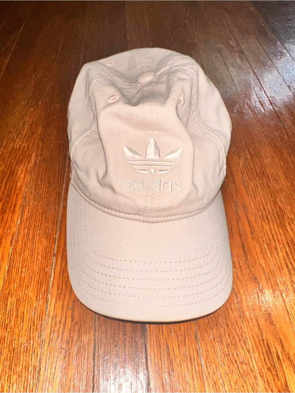 adidas Originals Women's Relaxed Fit Cap Adjustable Strapback Beige Hat